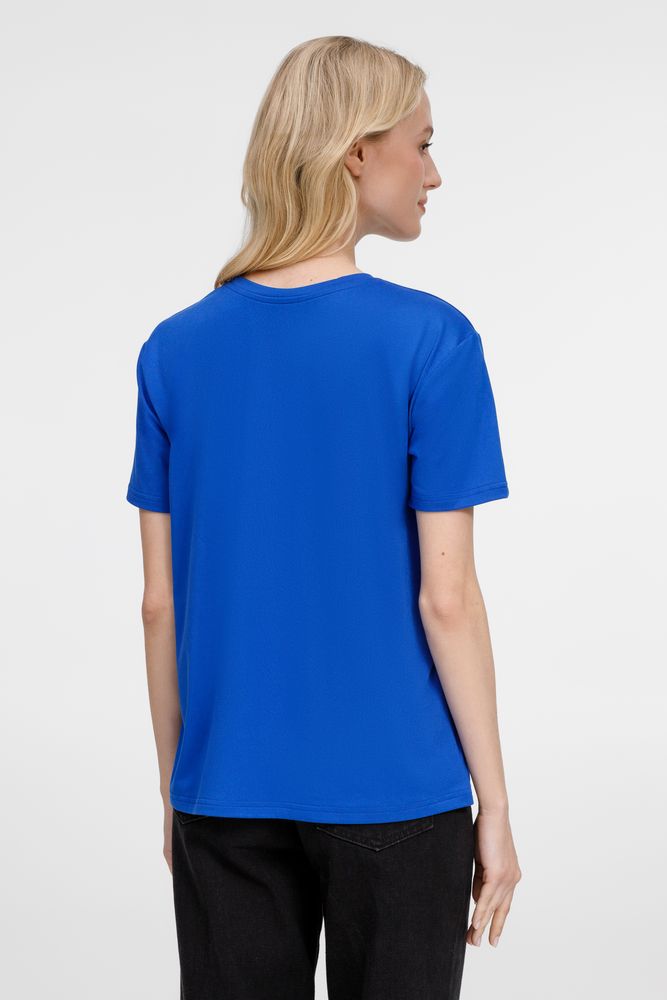 Футболка унисекс Senti, ярко-синяя, размер 4XL