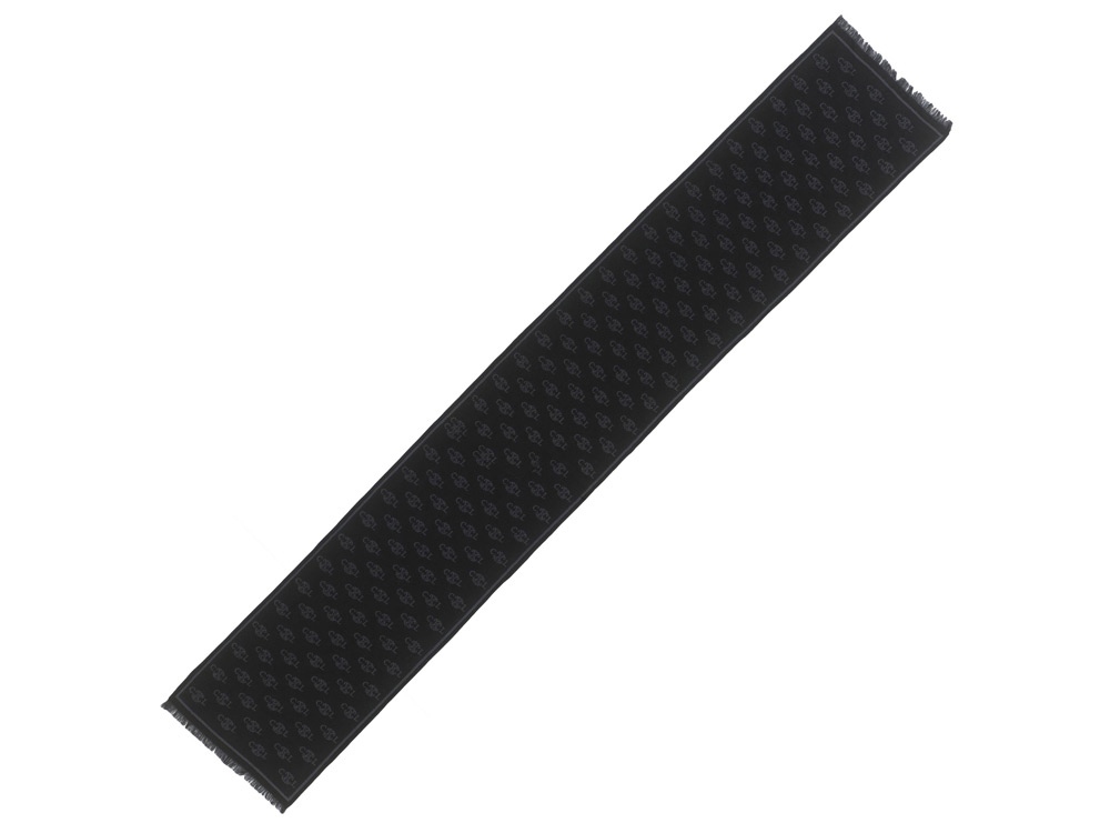 Длинный шарф Seal Grey с логотипом Christian Lacroix | Print Logo