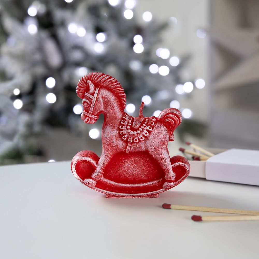 Свеча фигурная «Лошадка-качалка»