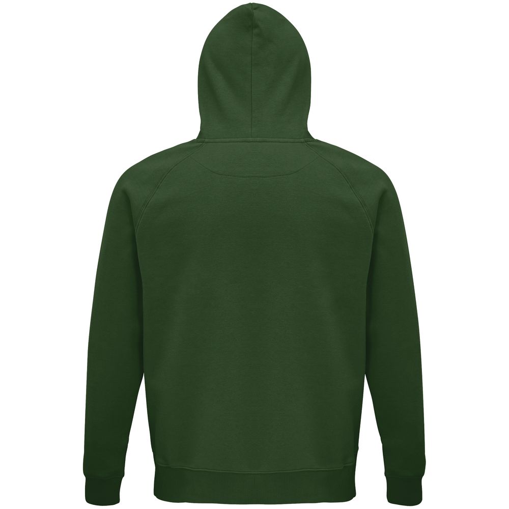 Толстовка унисекс Stellar, темно-зеленая, размер S