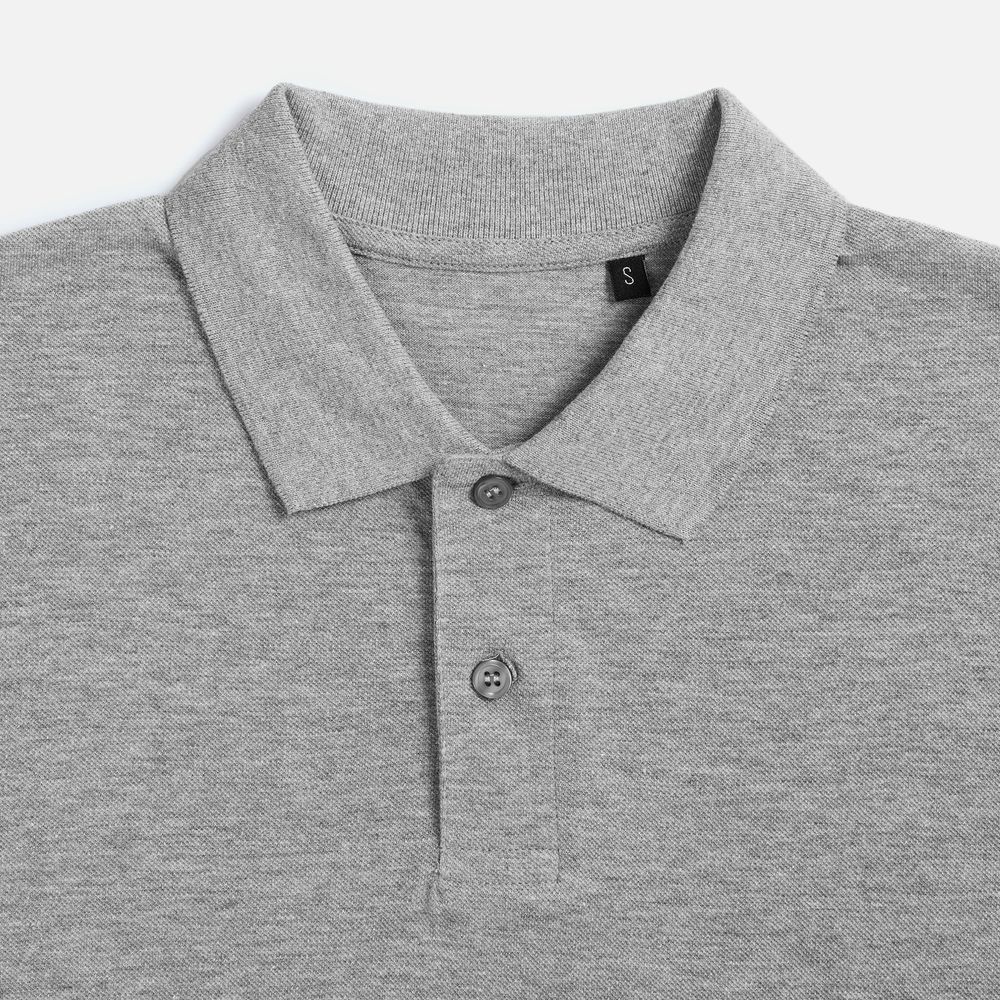 Рубашка поло унисекс Pulse, серый меланж, размер 3XL