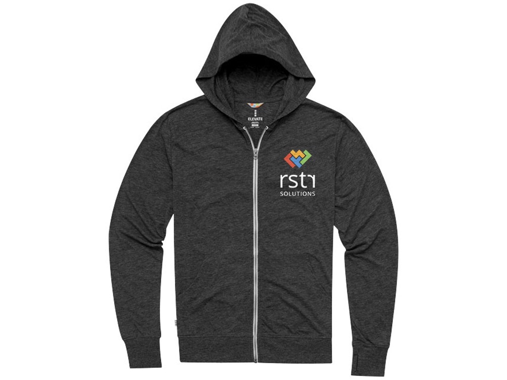 Толстовка Garner мужская с капюшоном, темно-серый