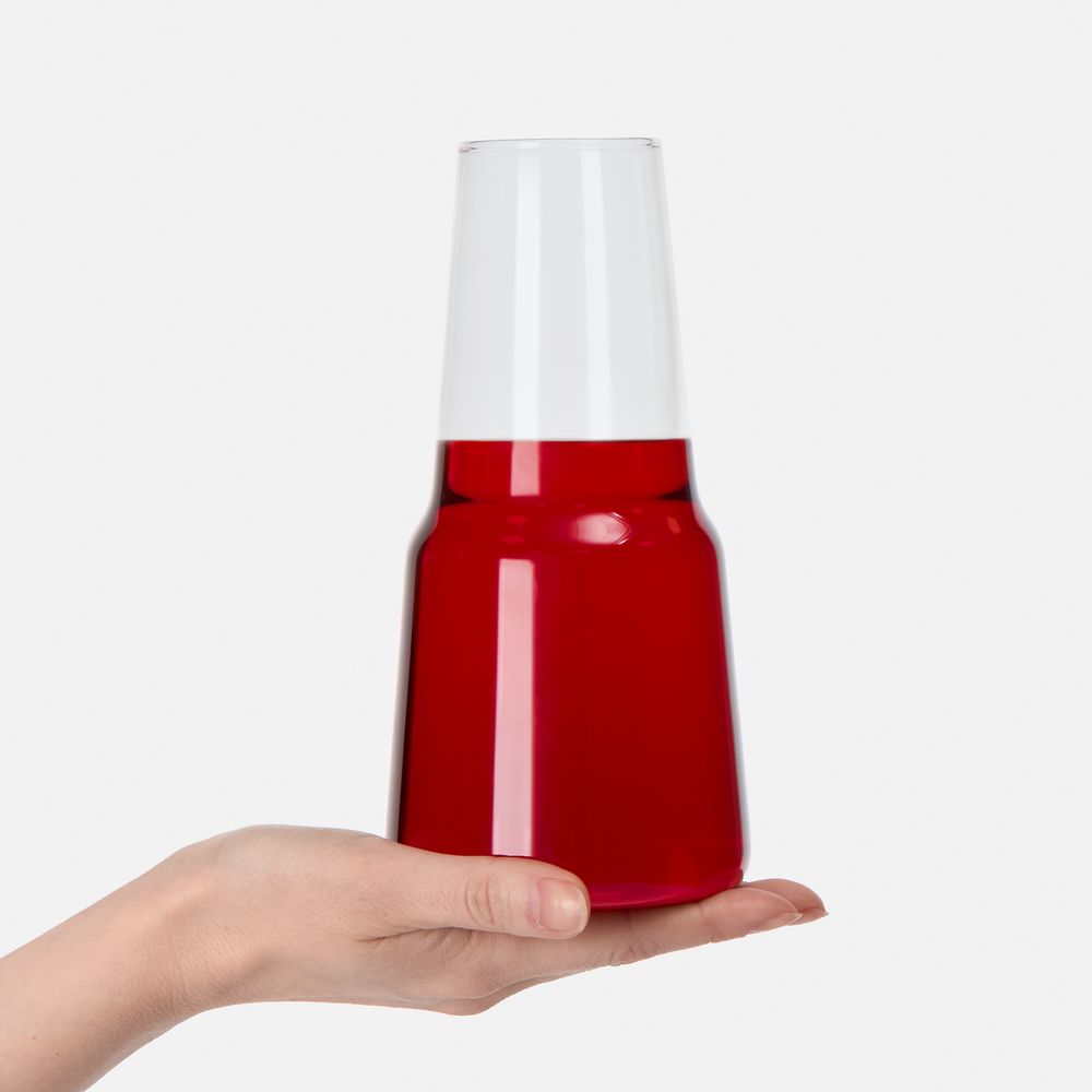 Графин с крышкой-стаканом Me Time фото на сайте Print Logo.