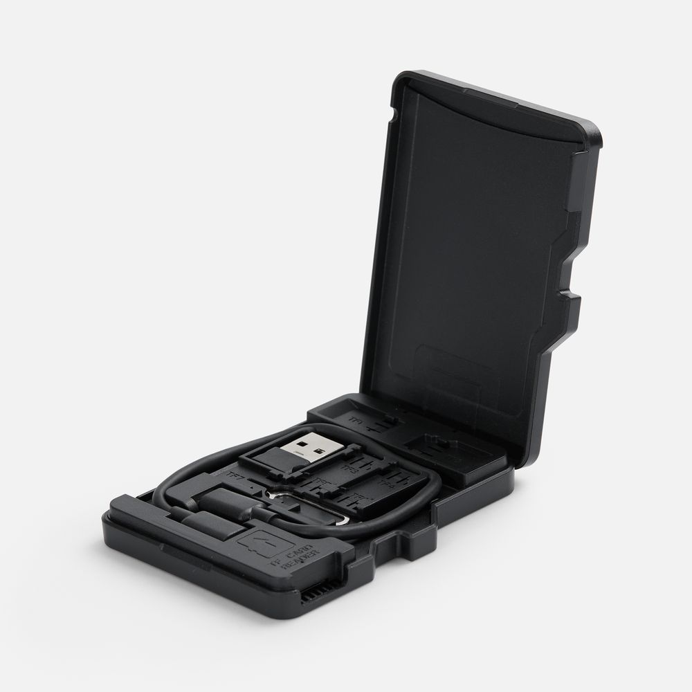 Органайзер для карт памяти и SIM с кардридером Multitask фото на сайте Print Logo.