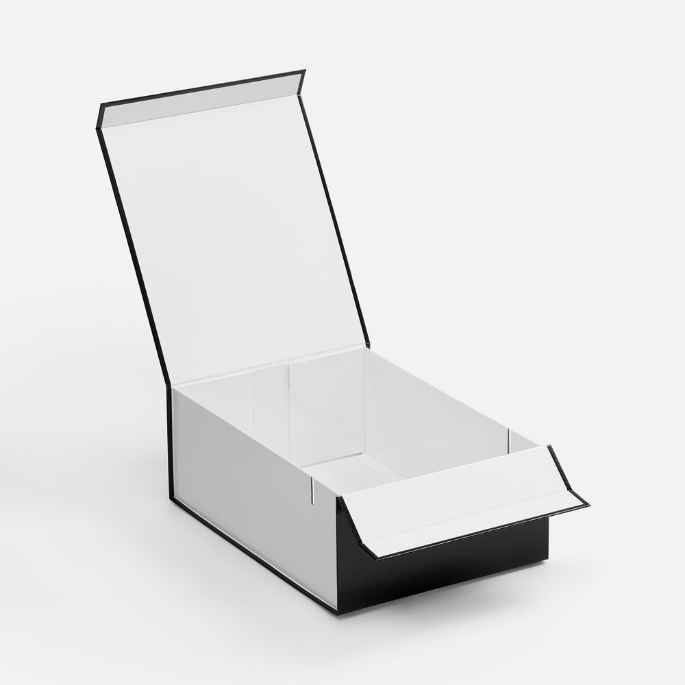 Коробка складная Wishful, M — пример нанесения логотипа () | Print Logo