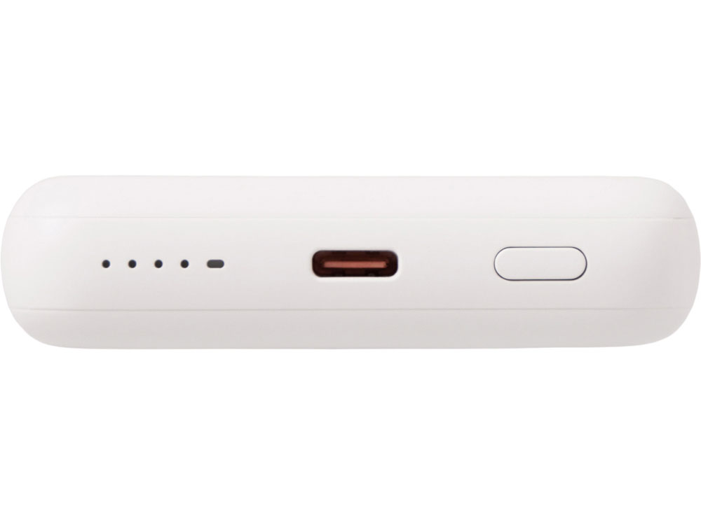 Магнитный внешний беспроводной аккумулятор Polarix, QC/PD, 10000 мАч, слоновая кость