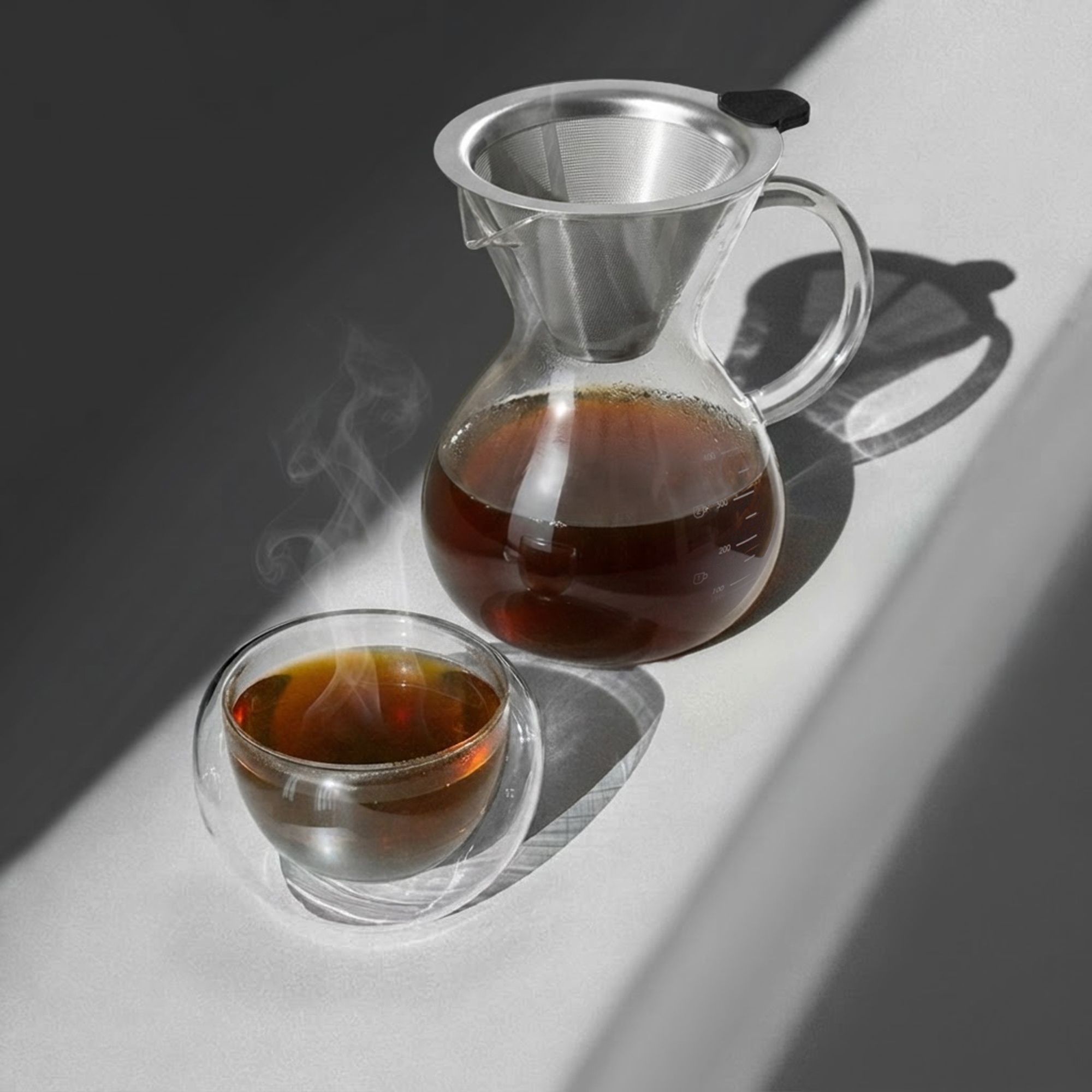 Кемекс с фильтром для заваривания кофе Drip с логотипом Eat&amp;Bite Select | Print Logo