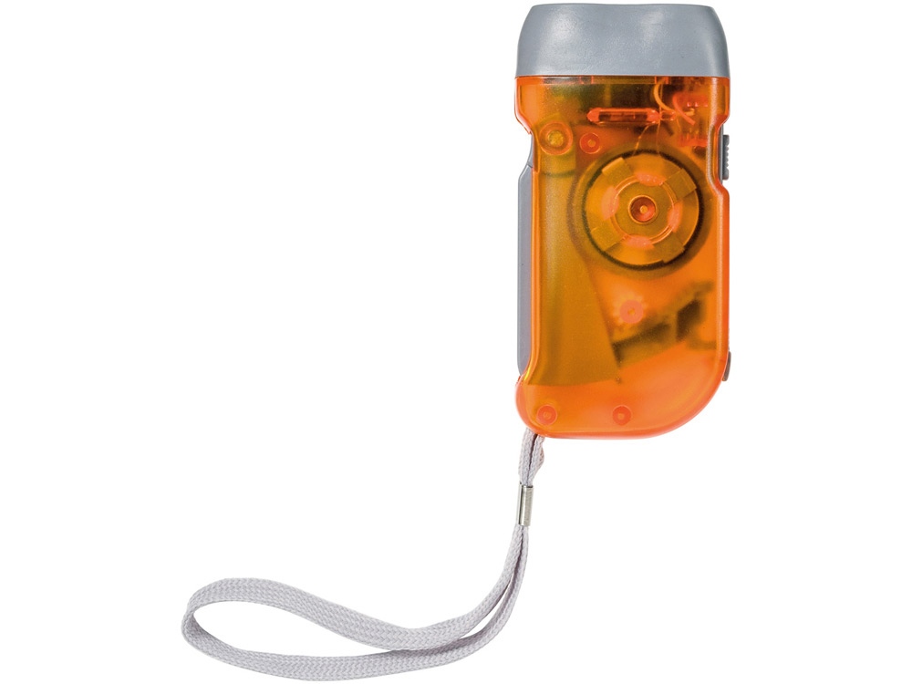 Фонарь Virgo с механической подзарядкой, оранжевый