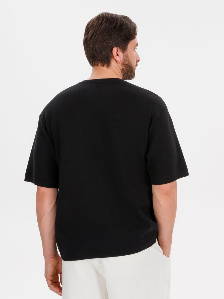 Джемпер с коротким рукавом Siluetti Volumica, черный, размер XL/XXL