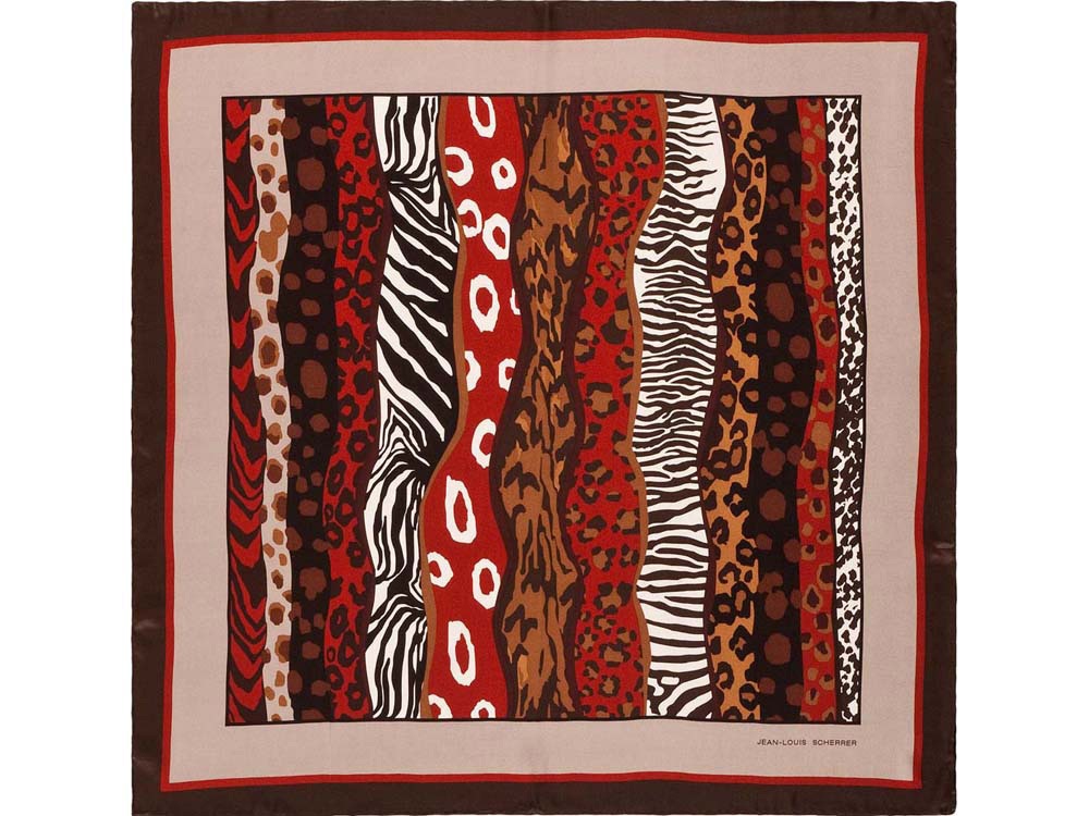 Платок Savane с логотипом Jean-Louis Scherrer | Print Logo