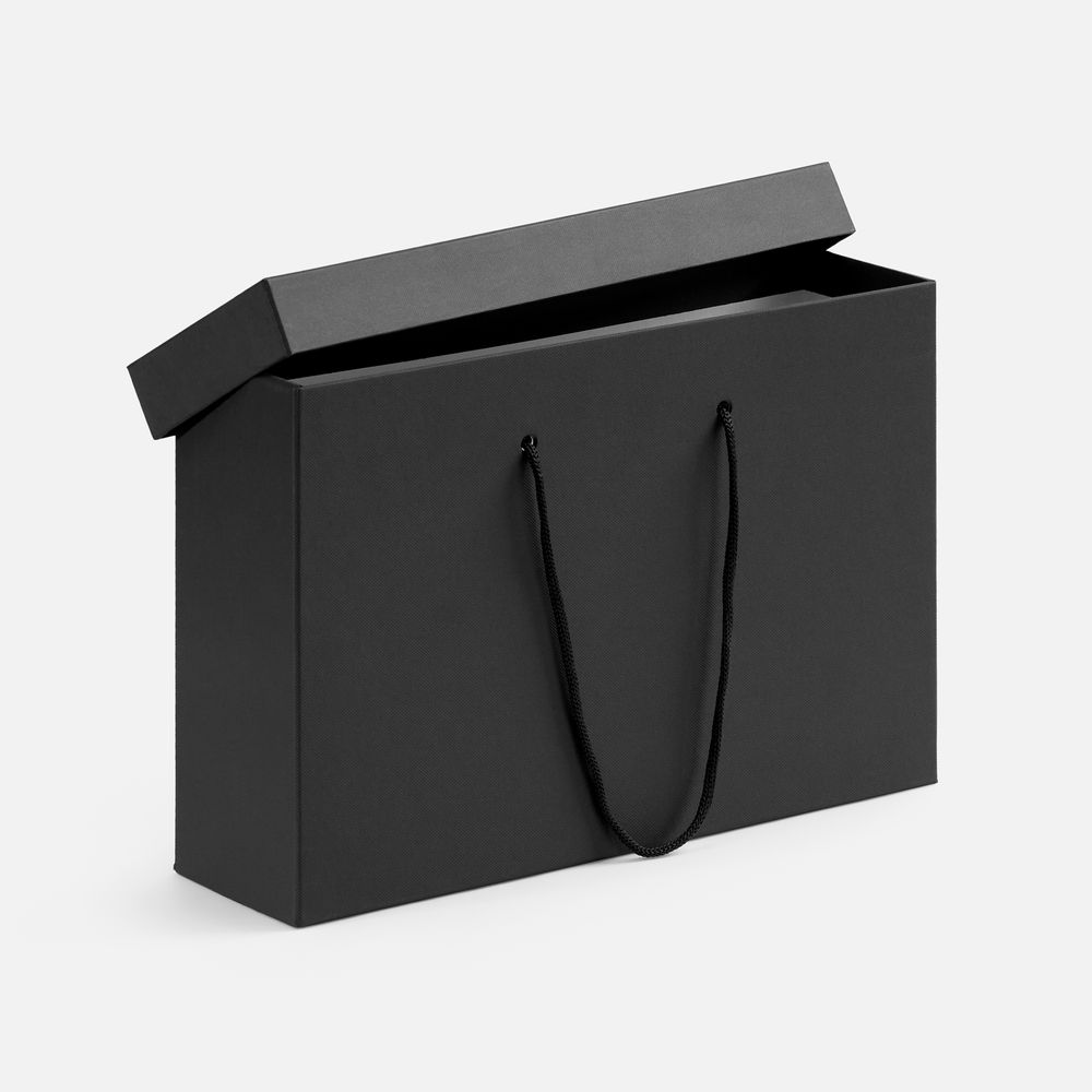 Коробка Handgrip, горизонтальная — пример нанесения логотипа (сделано в России) | Print Logo