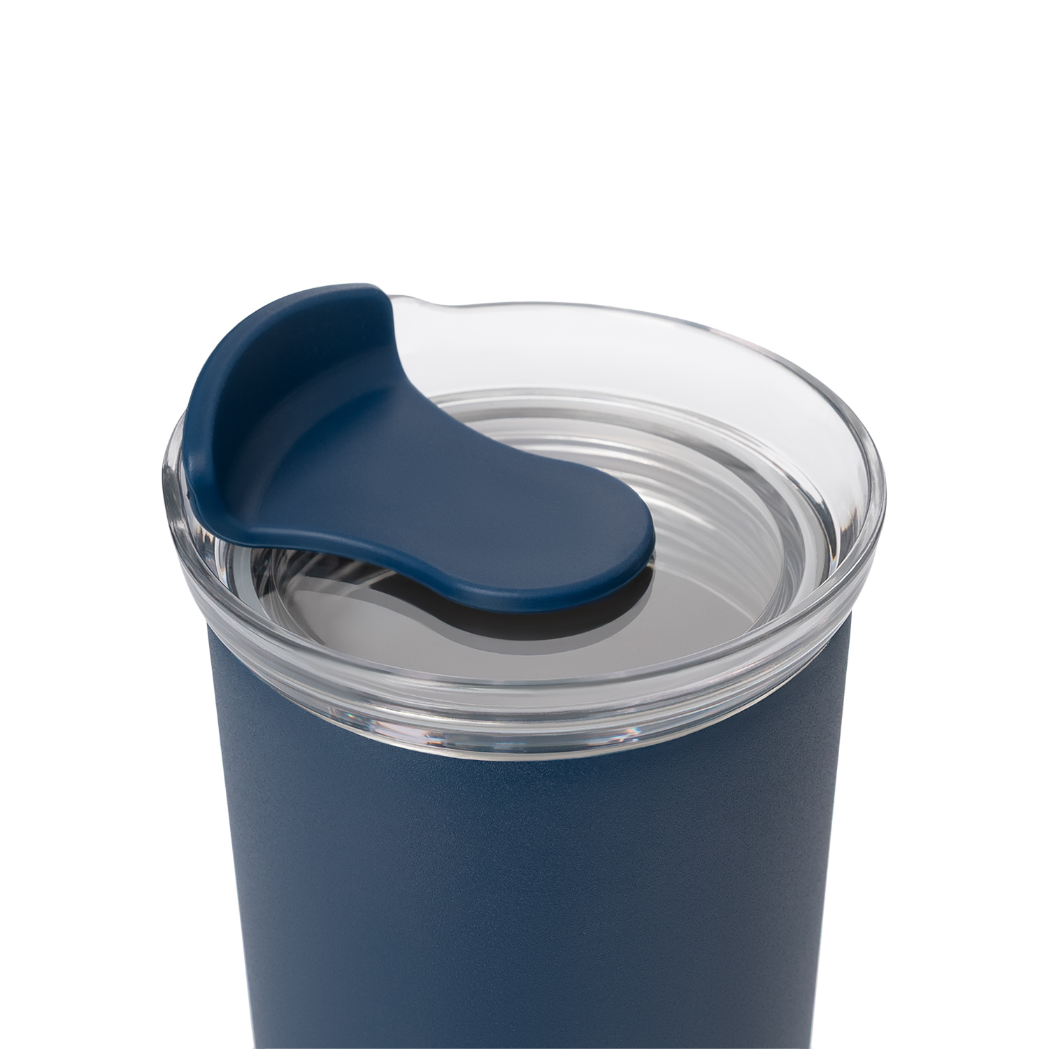 Термокружка вакуумная Страда, синяя