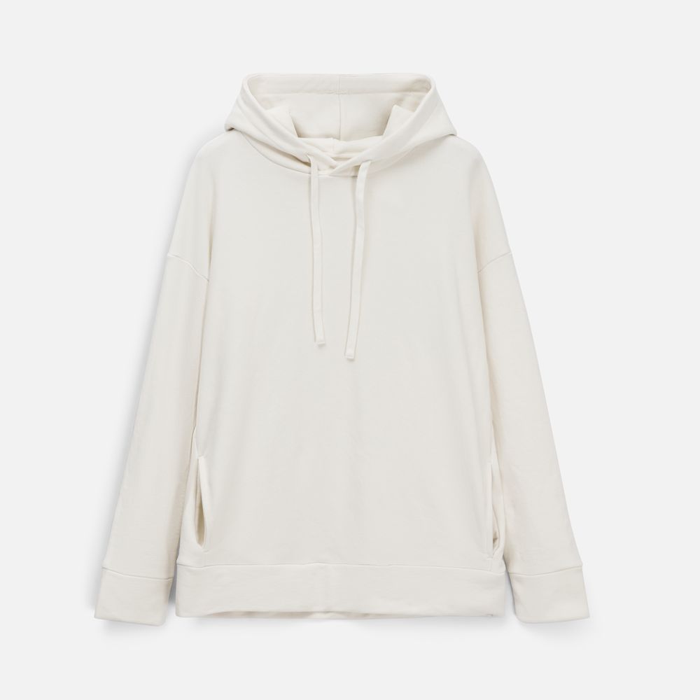 Худи унисекс H2, молочно-белое, размер M/L