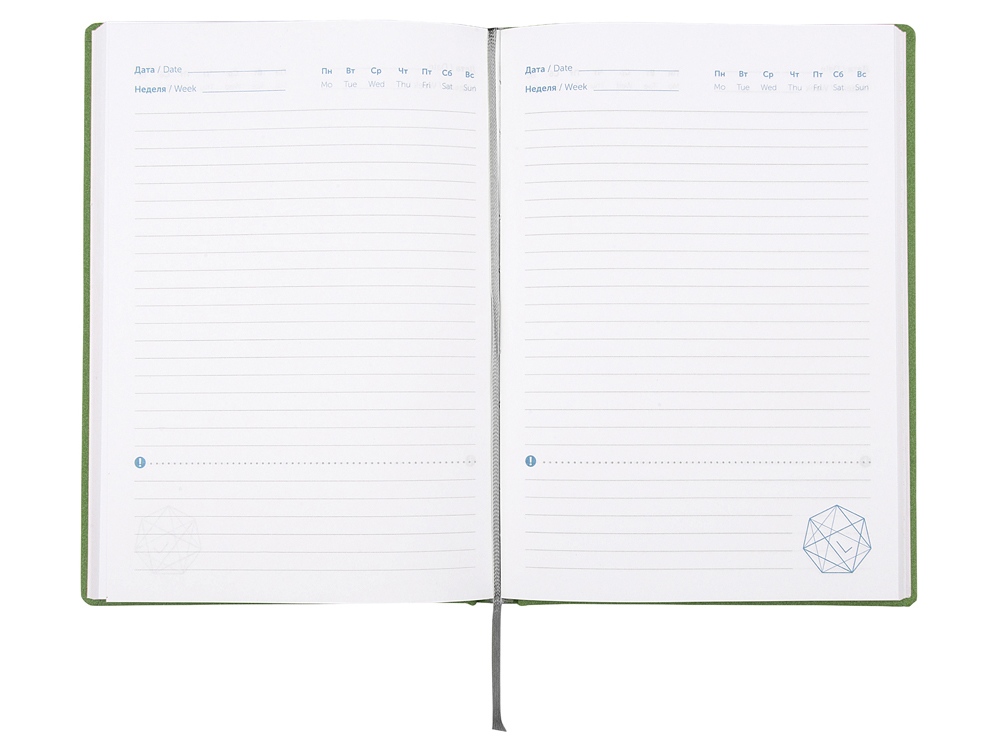Ежедневник недатированный А5 Medley AR , зеленое яблоко