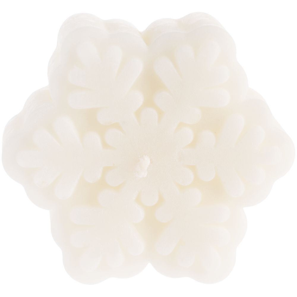 Свеча Snowlight 3, белая с логотипом сделано в России | Print Logo