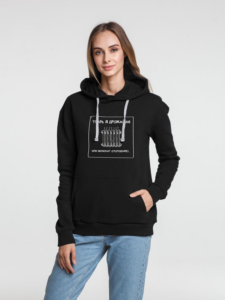 Толстовка «Тварь я дрожащая...» — пример нанесения логотипа (Соль) | Print Logo