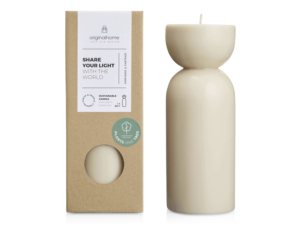 Органическая свеча с логотипом Originalhome | Print Logo