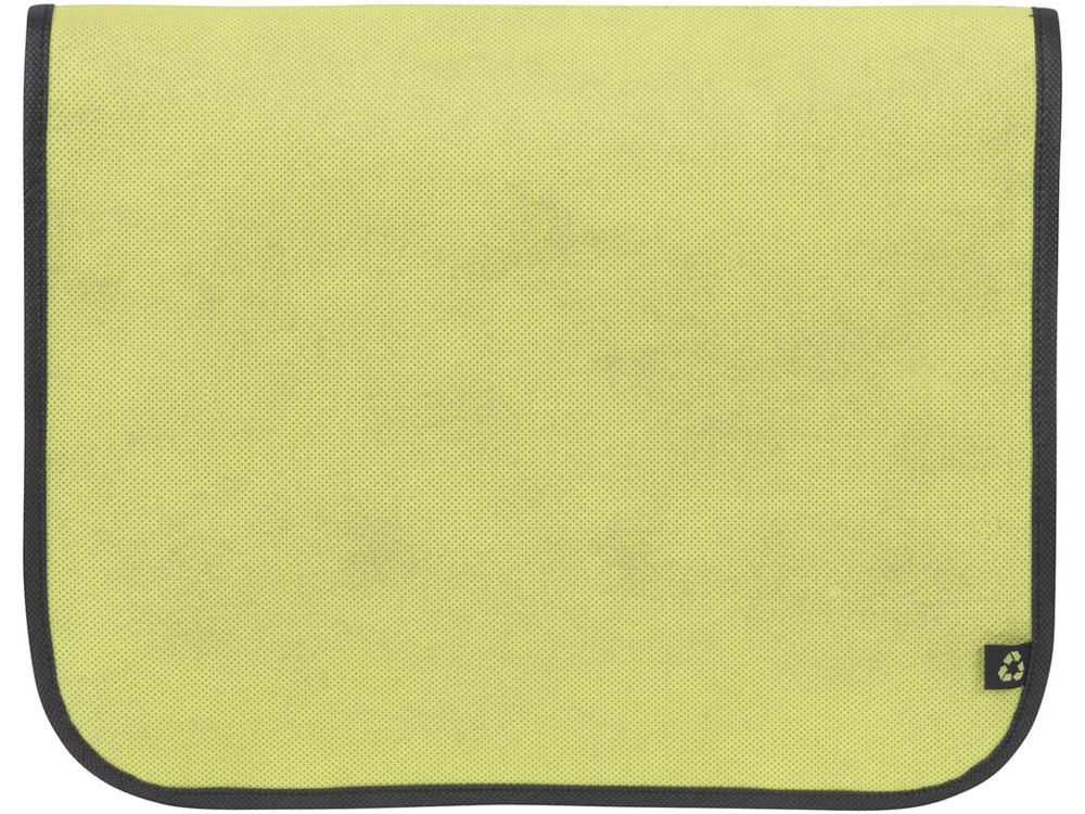 Сумка для документов Mission, лайм/черный