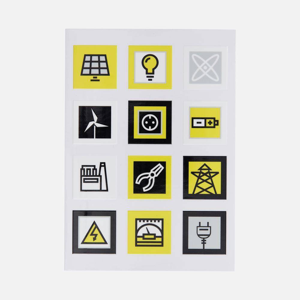 Стикерпак UV-DTF Industry с логотипом сделано в России | Print Logo