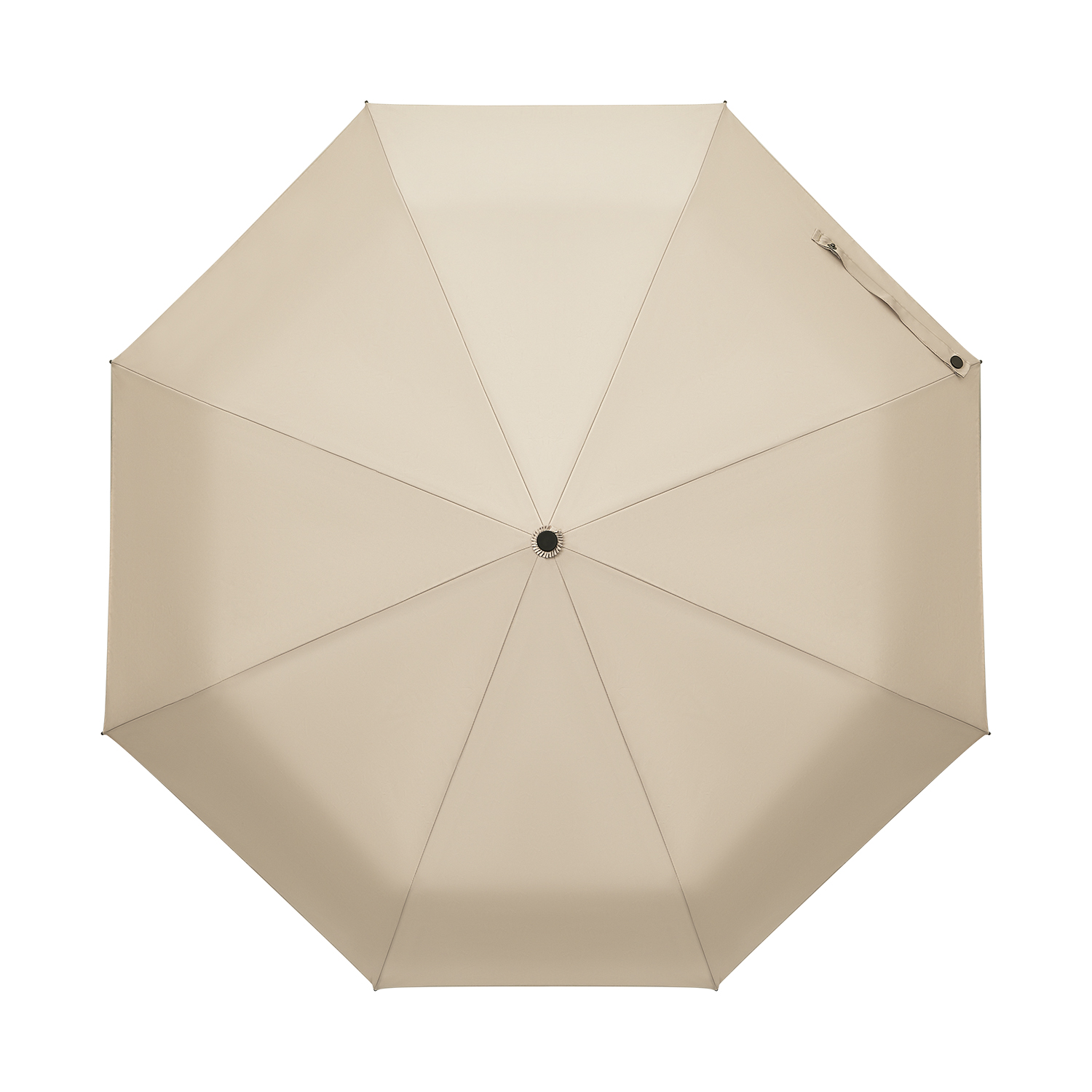 Зонт складной Азимут (Azimut), бежевый