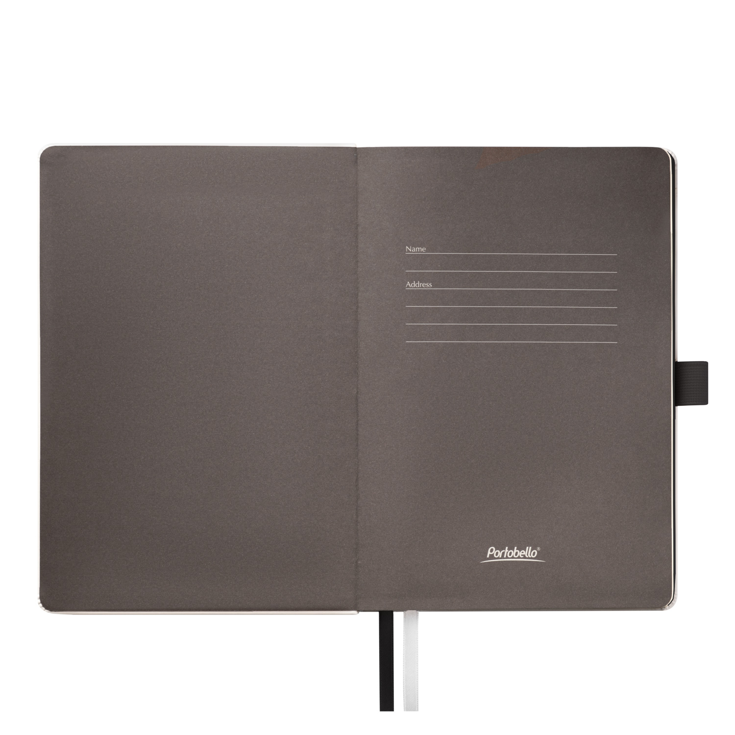 Ежедневник Арктик (Arctic) недатированный, белый/черный