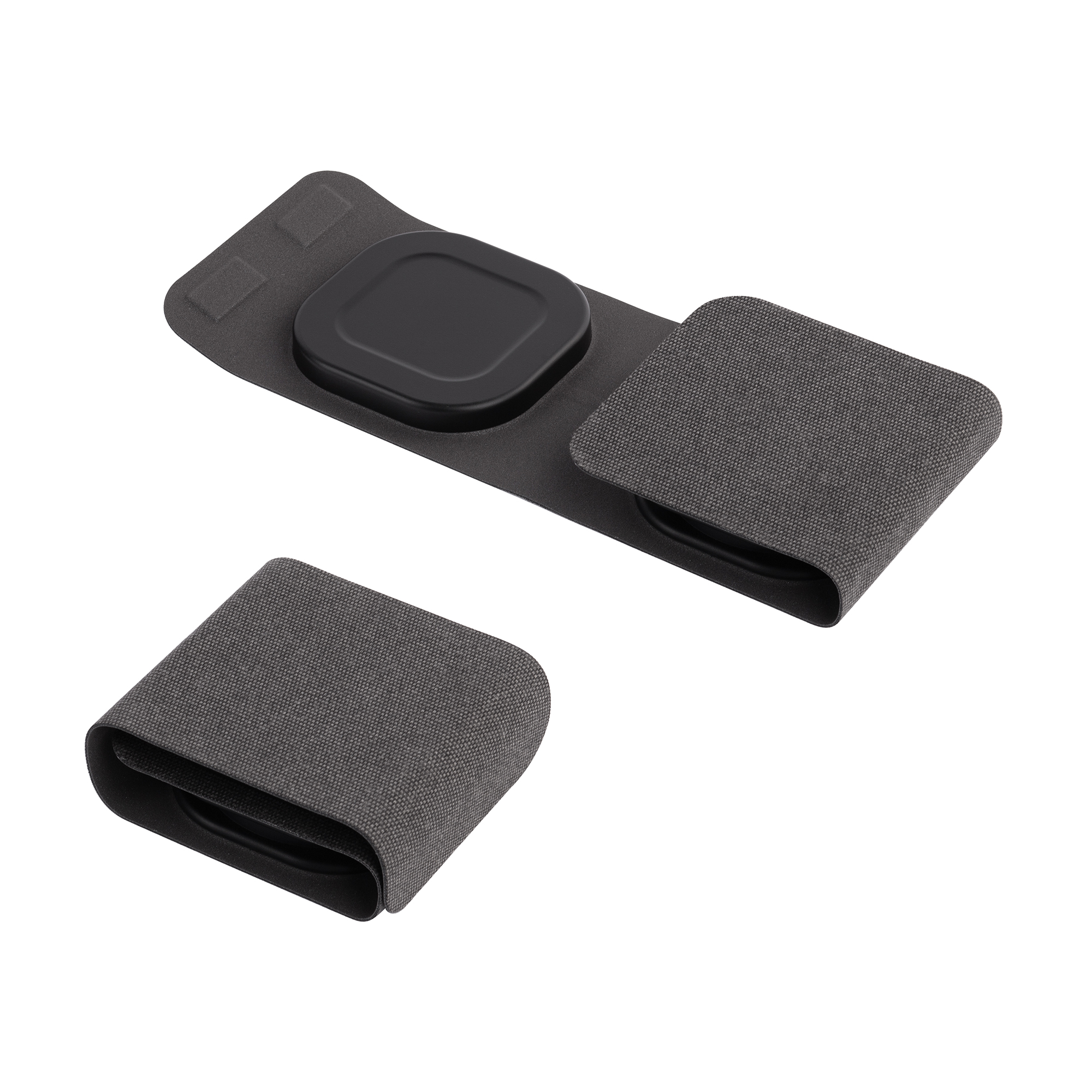 Складная беспроводная (15W) зарядная станция "Magic Case" с MagSafe для смартфона, часов и наушников фото на сайте Print Logo.