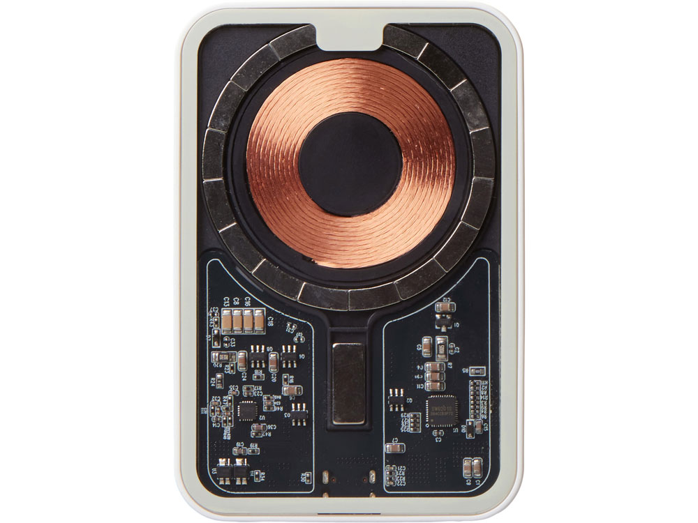 Беспроводной магнитный внешний аккумулятор с QC\PD MagnifIQ, 10000 мАч, 15 Вт, белый