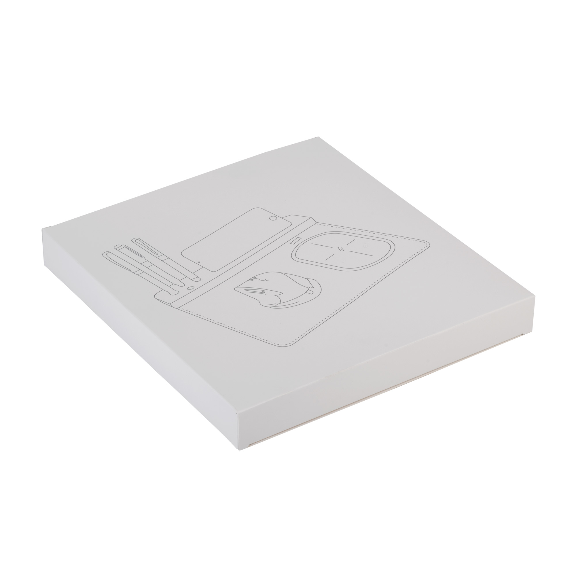 Настольная подставка с беспроводным зарядным устройством фото на сайте Print Logo.