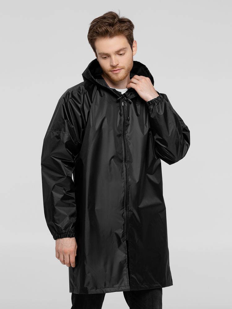 Дождевик «Сплавляюсь», черный, размер M