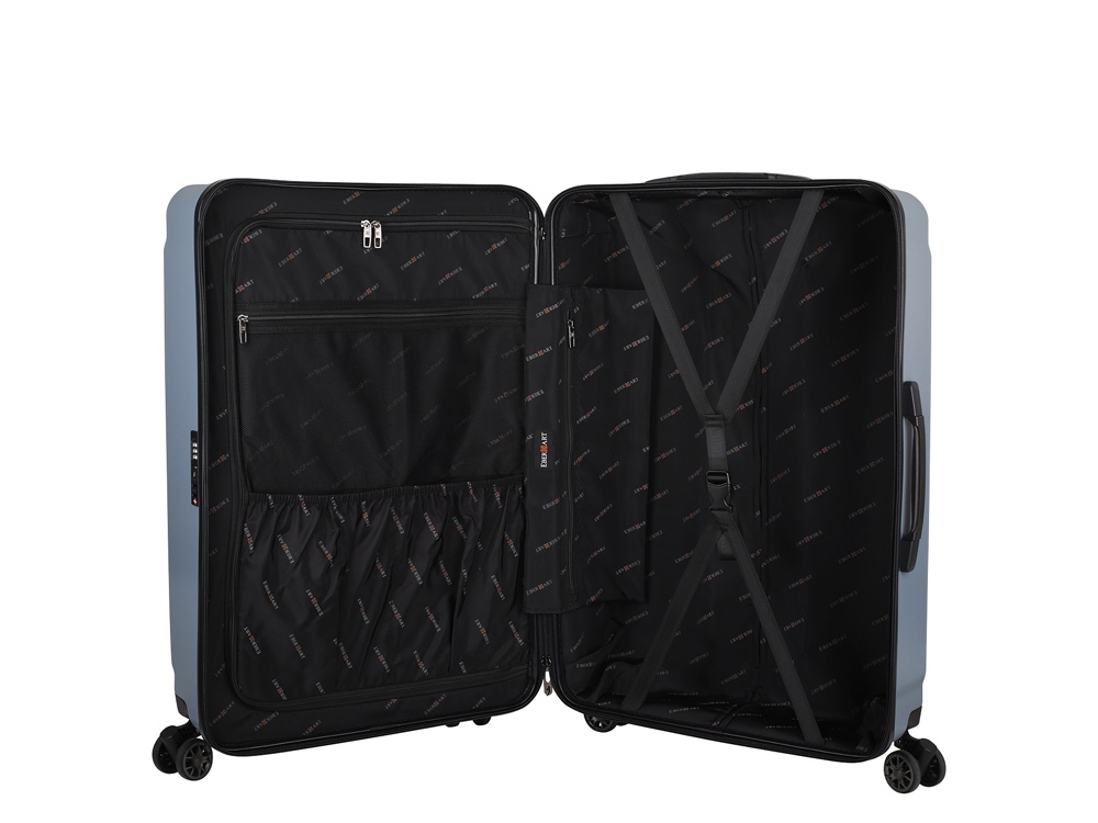 Чемодан Eberhart Craft большой L поликарбонат синий графит 08C-016-428