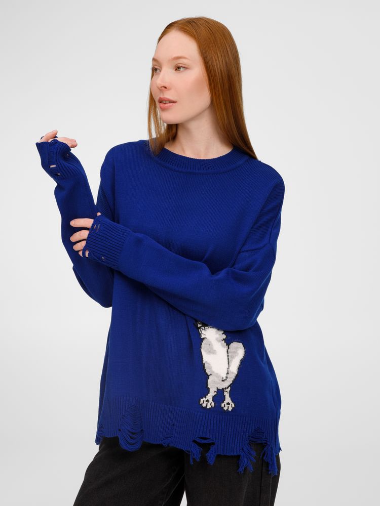 Джемпер Sharpick, темно-синий (кобальт), размер S/M