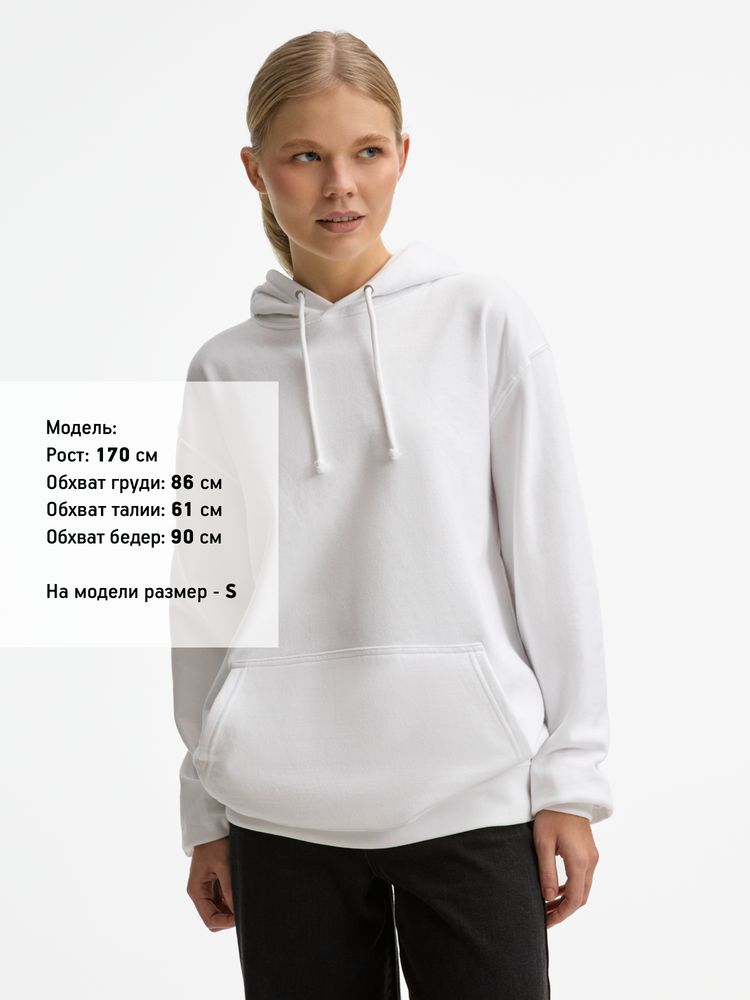 Худи унисекс Condor, молочно-белое, размер 3XL