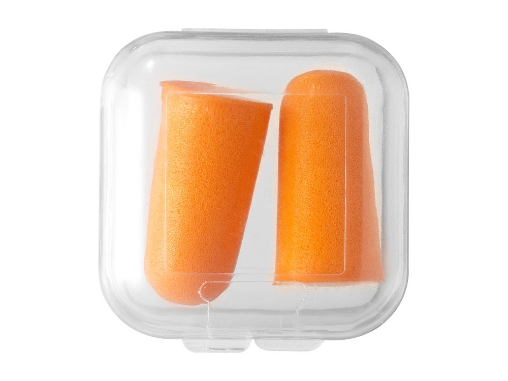 Беруши Serenity в футляре, оранжевый