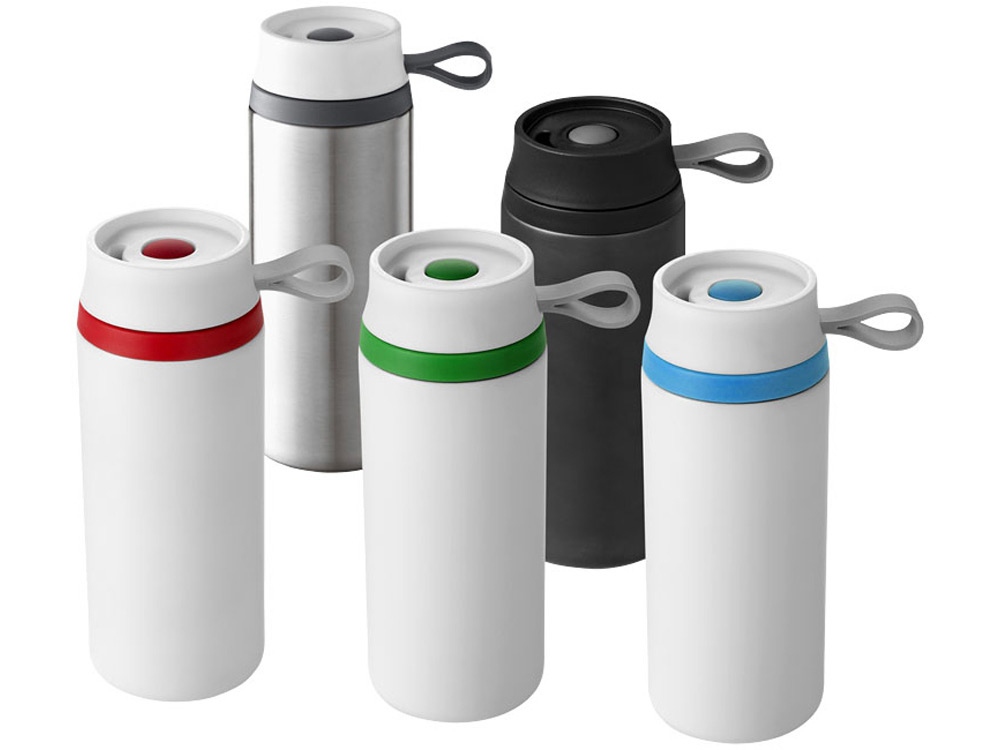 Термостакан герметичный Flow, черный