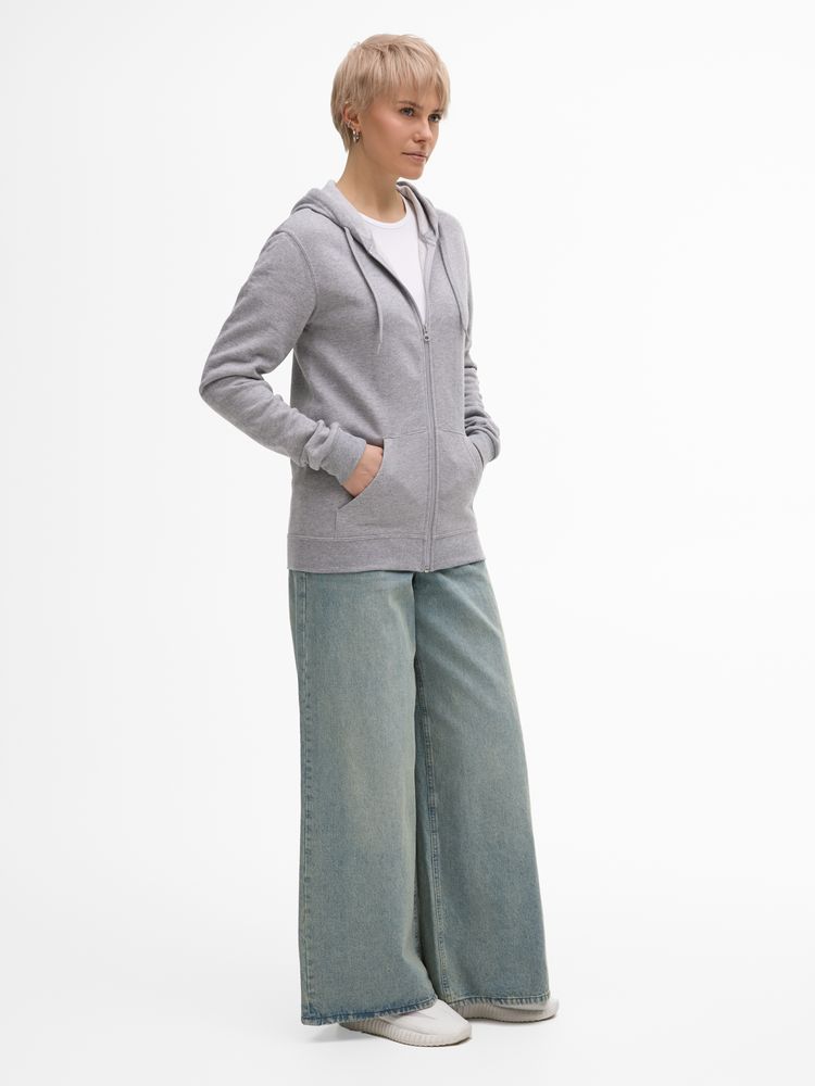 Толстовка унисекс Stone серый меланж, размер XS