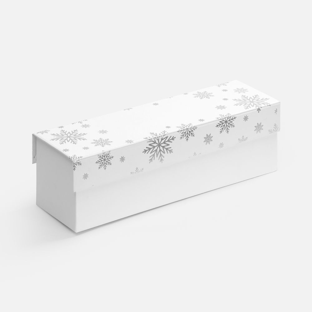 Коробка Wintry под бутылку с логотипом сделано в России | Print Logo