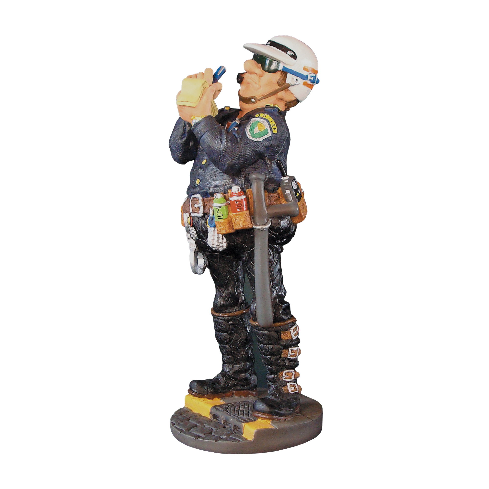 Скульптура "Полицейский" — пример нанесения логотипа () | Print Logo