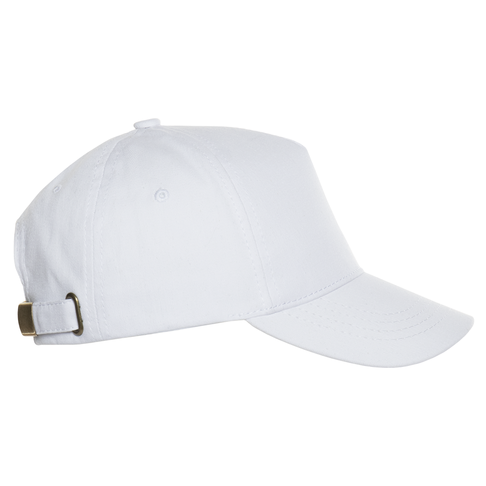 Бейсболка 09B_Белый (10)  (ONE SIZE/56-58)