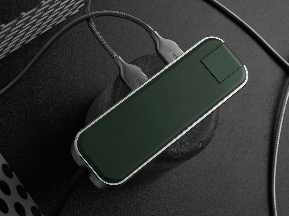 Хаб USB Rombica Type-C Chronos Green (Р)