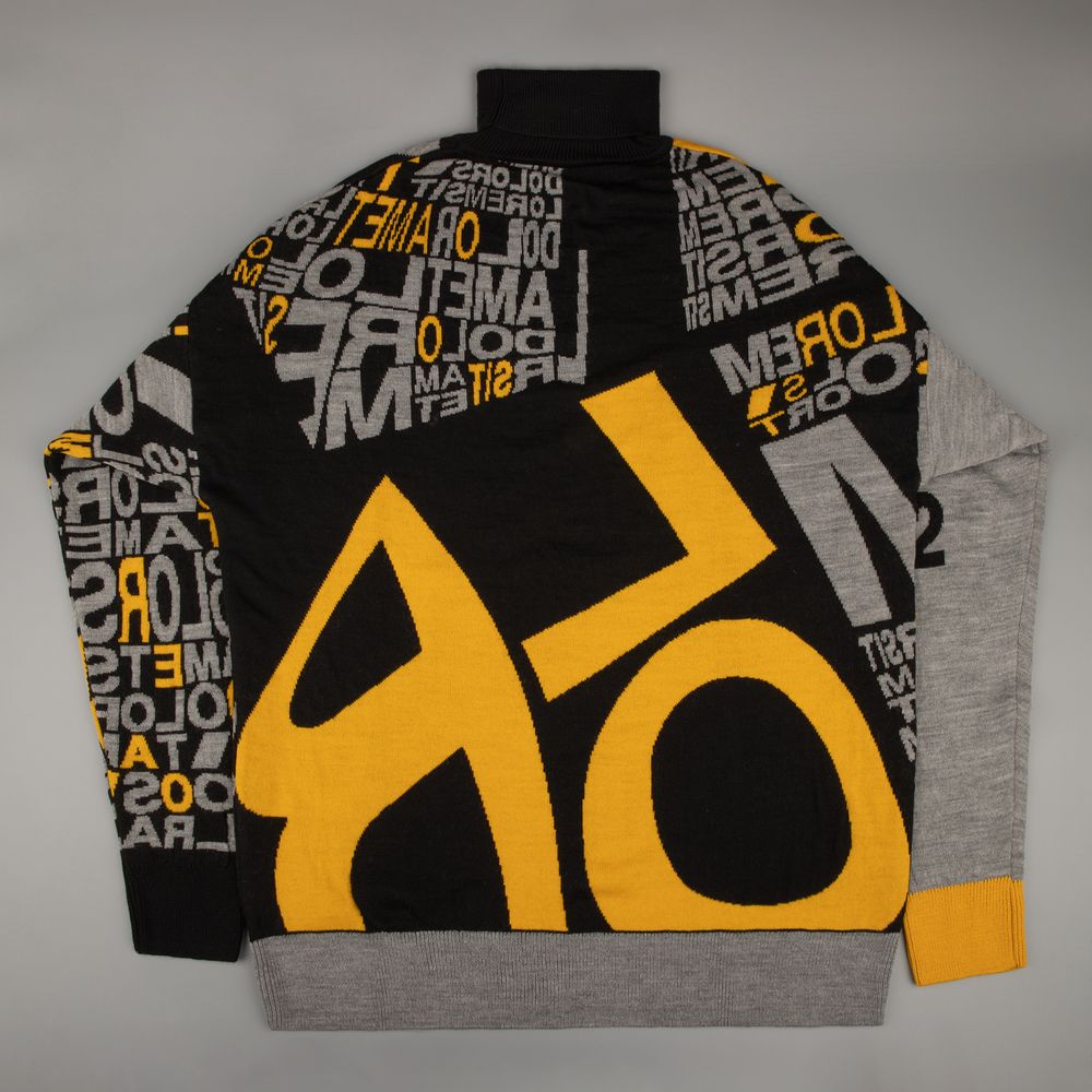 Свитер оверсайз на заказ Tricksy Net, полушерсть, размер S/M