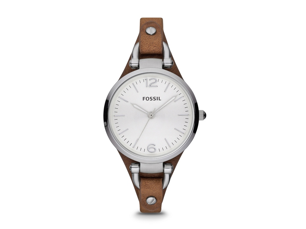 Часы наручные, женские с логотипом Fossil | Print Logo