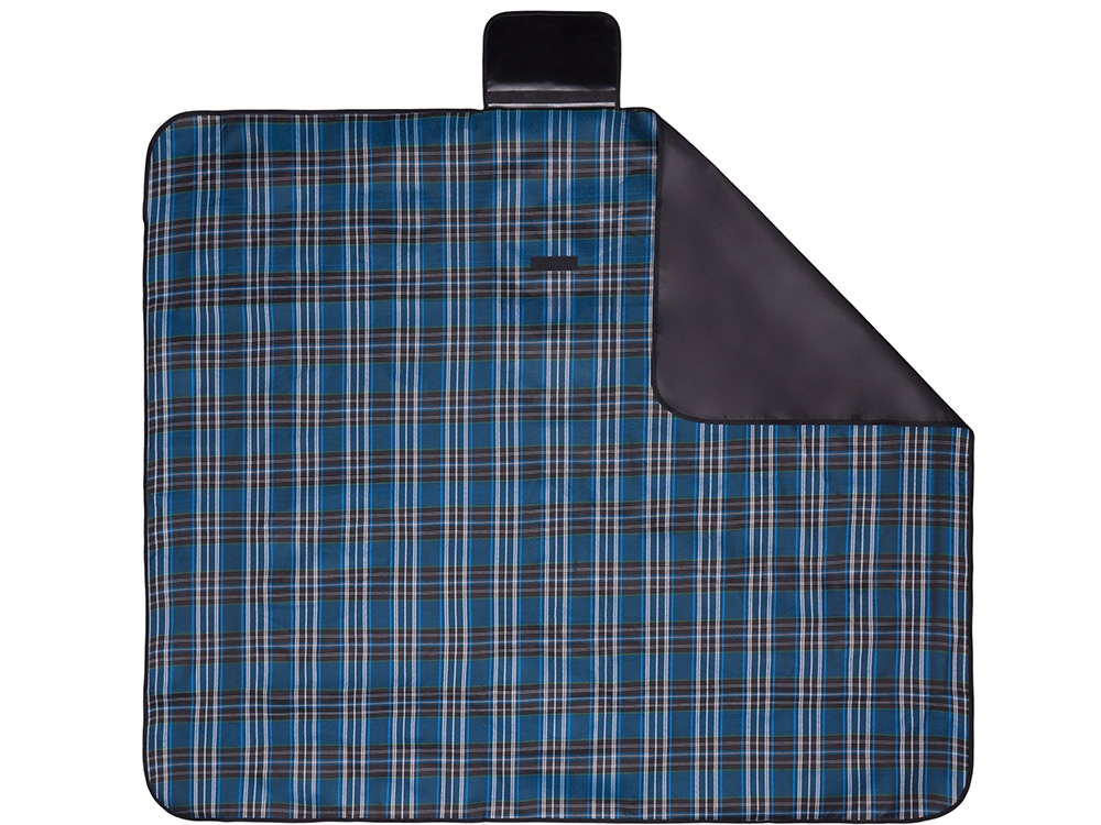 Непромокаемый плед для пикника Fabrizio, синий/черный (P)