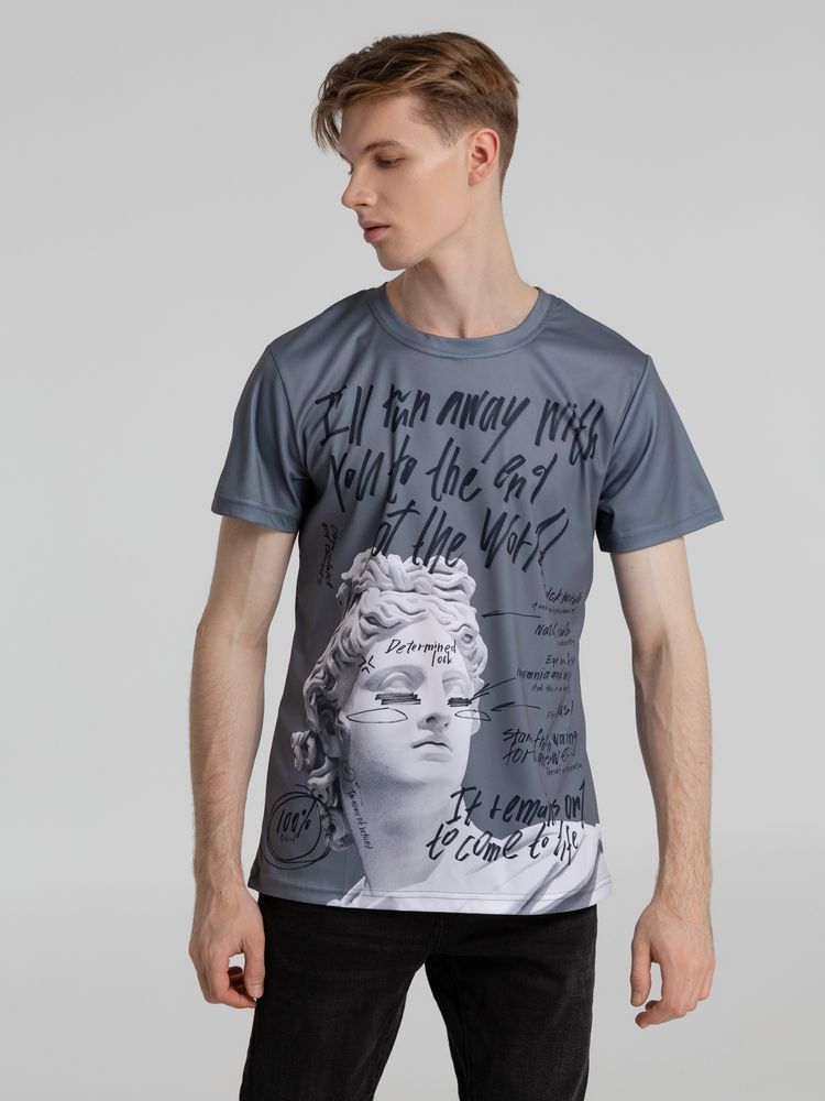 Футболка Run Away с логотипом Соль | Print Logo