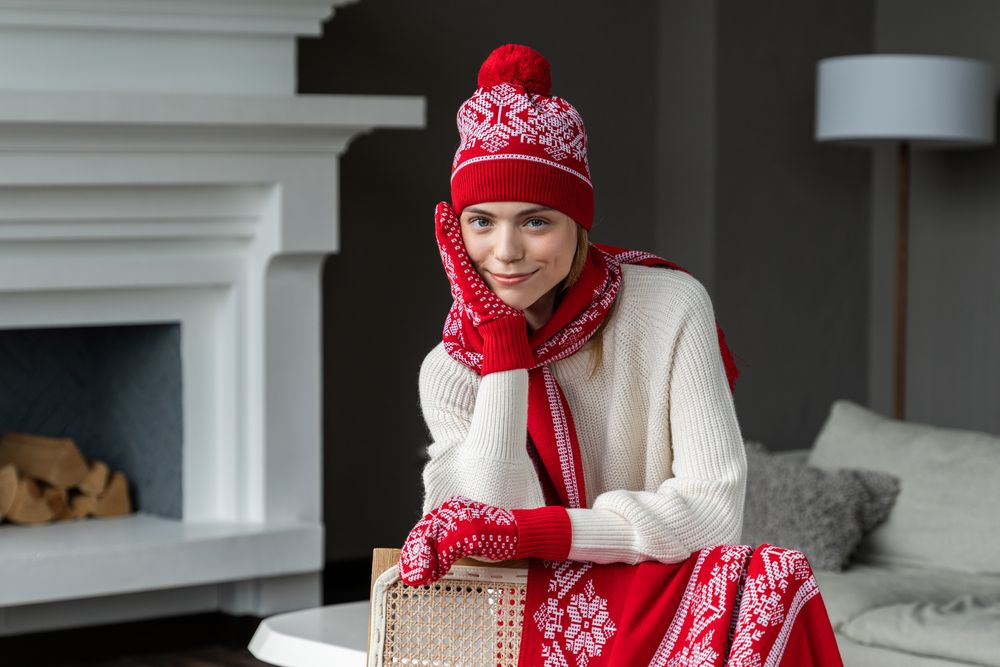 Варежки Onego — пример нанесения логотипа (teplo) | Print Logo