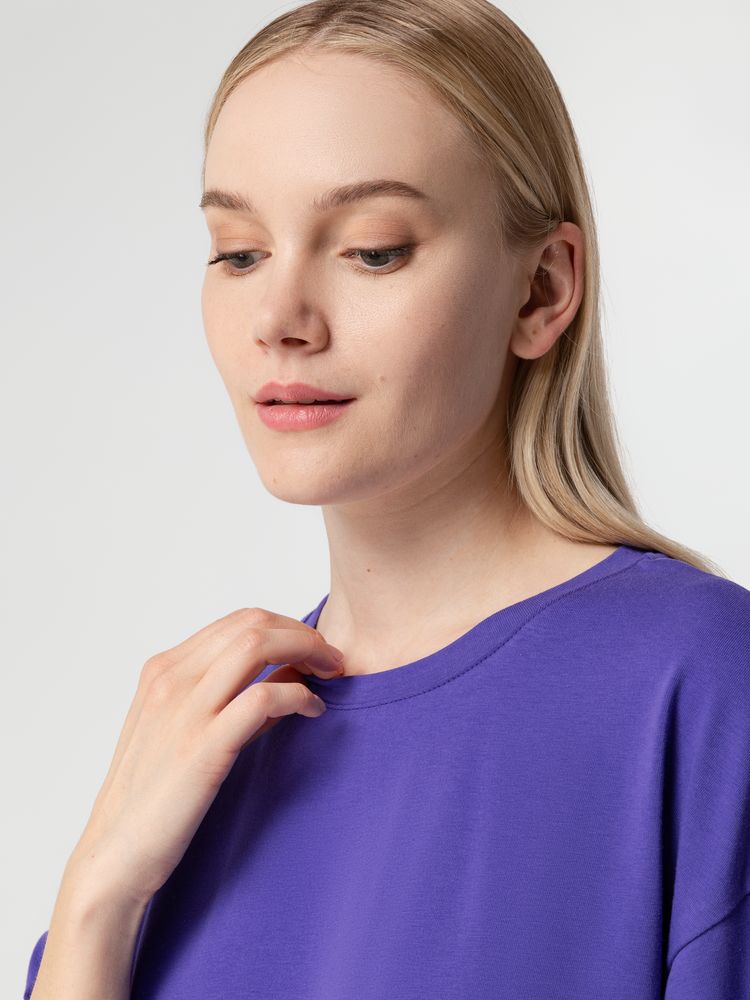 Футболка унисекс оверсайз Street Vibes, фиолетовая, размер XL/XXL