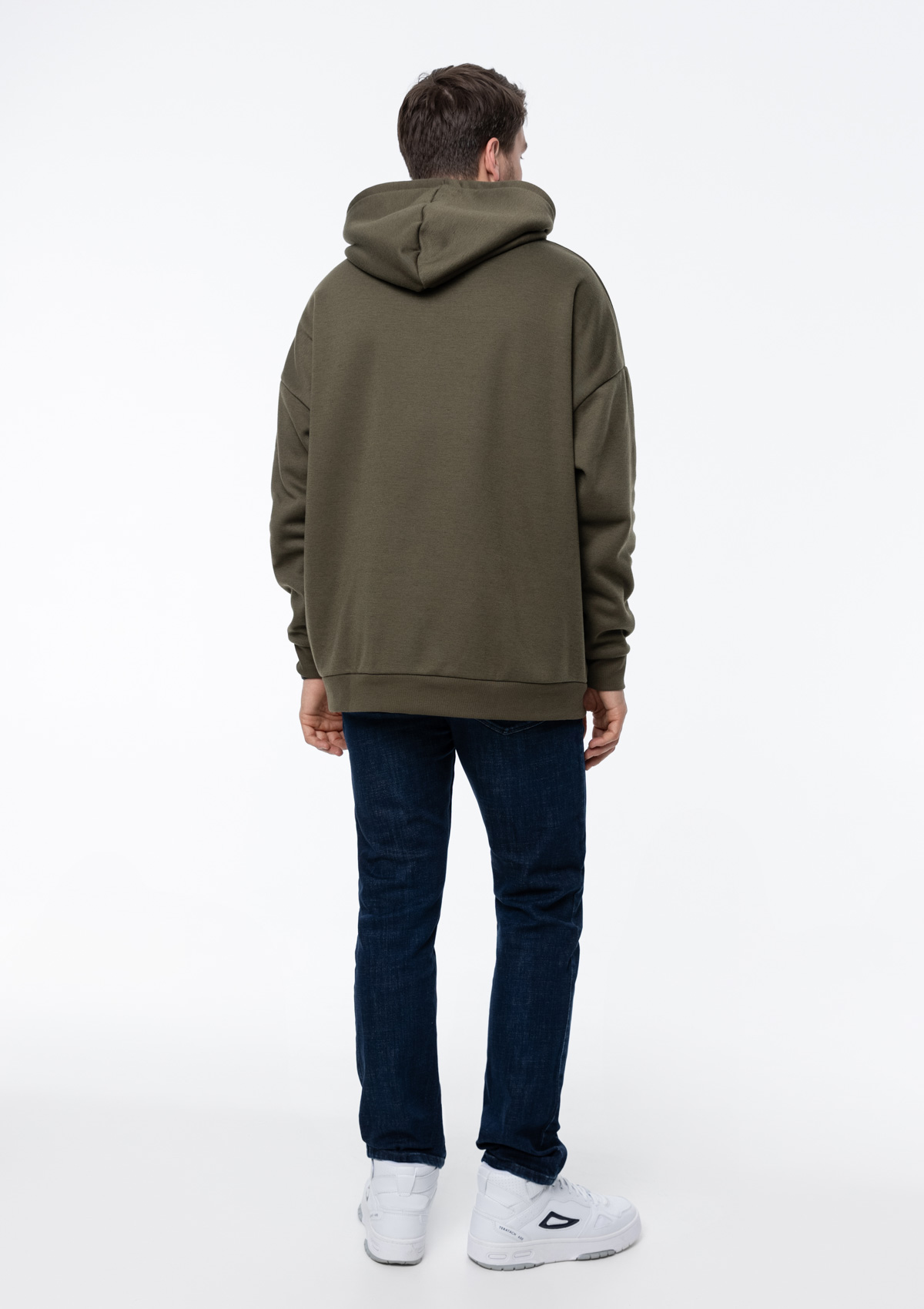 Худи унисекс STAN оверсайз интерсофт 320, 69, Оливковый хаки,  (36)  (50/L)