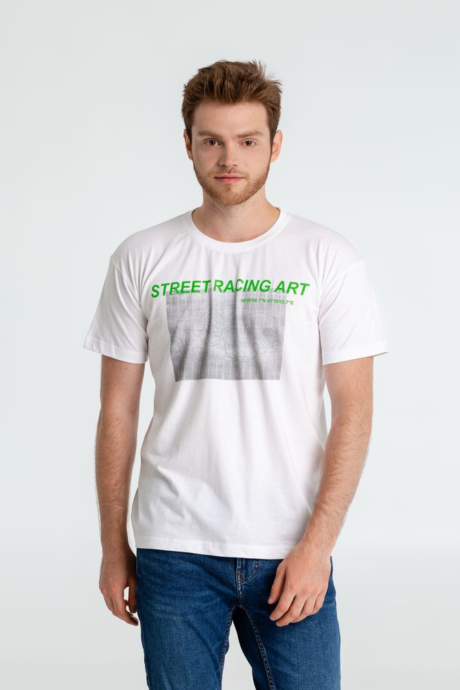 Футболка Street Racing Art с логотипом CoolColor | Print Logo