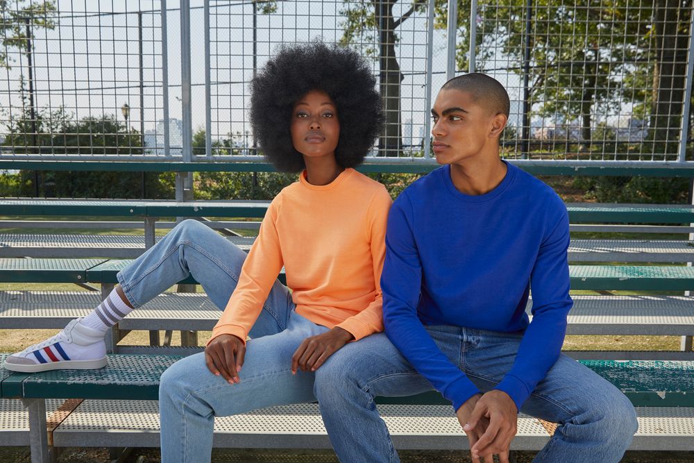 Свитшот унисекс Set In, дымчато-серый, размер XL