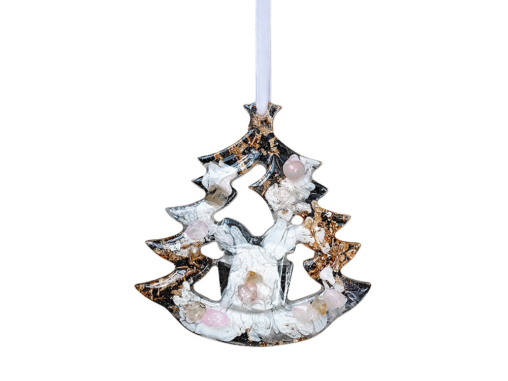 Елочная игрушка Ель с логотипом  | Print Logo