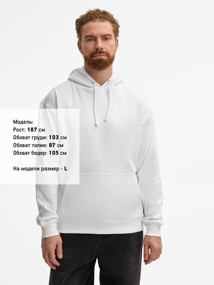 Худи унисекс Condor, молочно-белое, размер 3XL